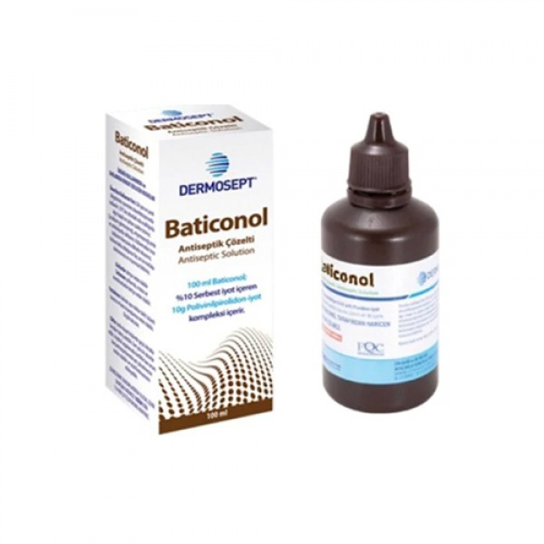 Dermosept 420 Batikon 100 ml Dermosept Baticonol Antiseptik Çözelti